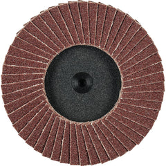 PFERD - Flap Discs; Abrasive Type: Coated ; Flap Disc Type: Type 27 ; Disc Diameter (Inch): 3 ; Abrasive Material: Aluminum Oxide ; Grit: 60 ; Attaching System: Quick Change Type CDR - Exact Tool & Supply
