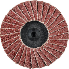 PFERD - Flap Discs; Abrasive Type: Coated ; Flap Disc Type: Type 27 ; Disc Diameter (Inch): 2 ; Abrasive Material: Aluminum Oxide ; Grit: 40 ; Attaching System: Quick Change Type CDR - Exact Tool & Supply