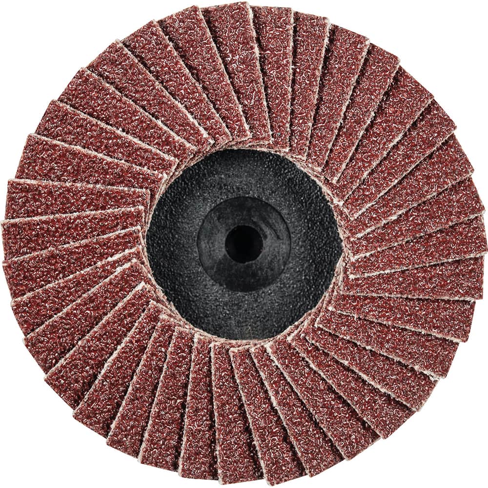 PFERD - Flap Discs; Abrasive Type: Coated ; Flap Disc Type: Type 27 ; Disc Diameter (Inch): 2 ; Abrasive Material: Aluminum Oxide ; Grit: 60 ; Attaching System: Quick Change Type CDR - Exact Tool & Supply