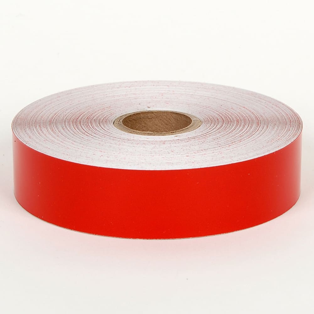 Cobra Systems - Labels, Ribbons & Tapes; Type: Vinyl Tape ; Color: Red ; For Use With: VNM4PRO ; Width (Inch): 1 ; Length (Feet): 75 ; Material: Vinyl - Exact Tool & Supply