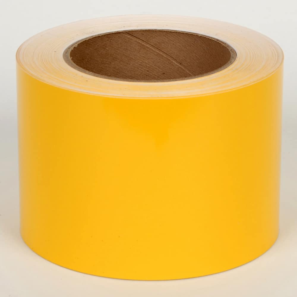 Cobra Systems - Labels, Ribbons & Tapes; Type: Vinyl Tape ; Color: Yellow ; For Use With: VNM8 ; Width (Inch): 5 ; Length (Feet): 150 ; Material: Vinyl - Exact Tool & Supply