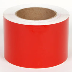 Cobra Systems - Labels, Ribbons & Tapes; Type: Vinyl Tape ; Color: Red ; For Use With: VNM8 ; Width (Inch): 5 ; Length (Feet): 150 ; Material: Vinyl - Exact Tool & Supply