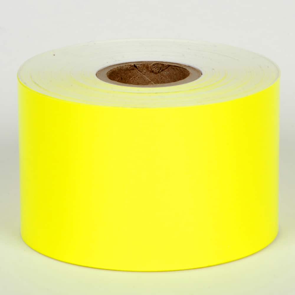 Cobra Systems - Labels, Ribbons & Tapes; Type: Vinyl Tape ; Color: Yellow ; For Use With: VNM4PRO ; Width (Inch): 3 ; Length (Feet): 75 ; Material: Vinyl - Exact Tool & Supply
