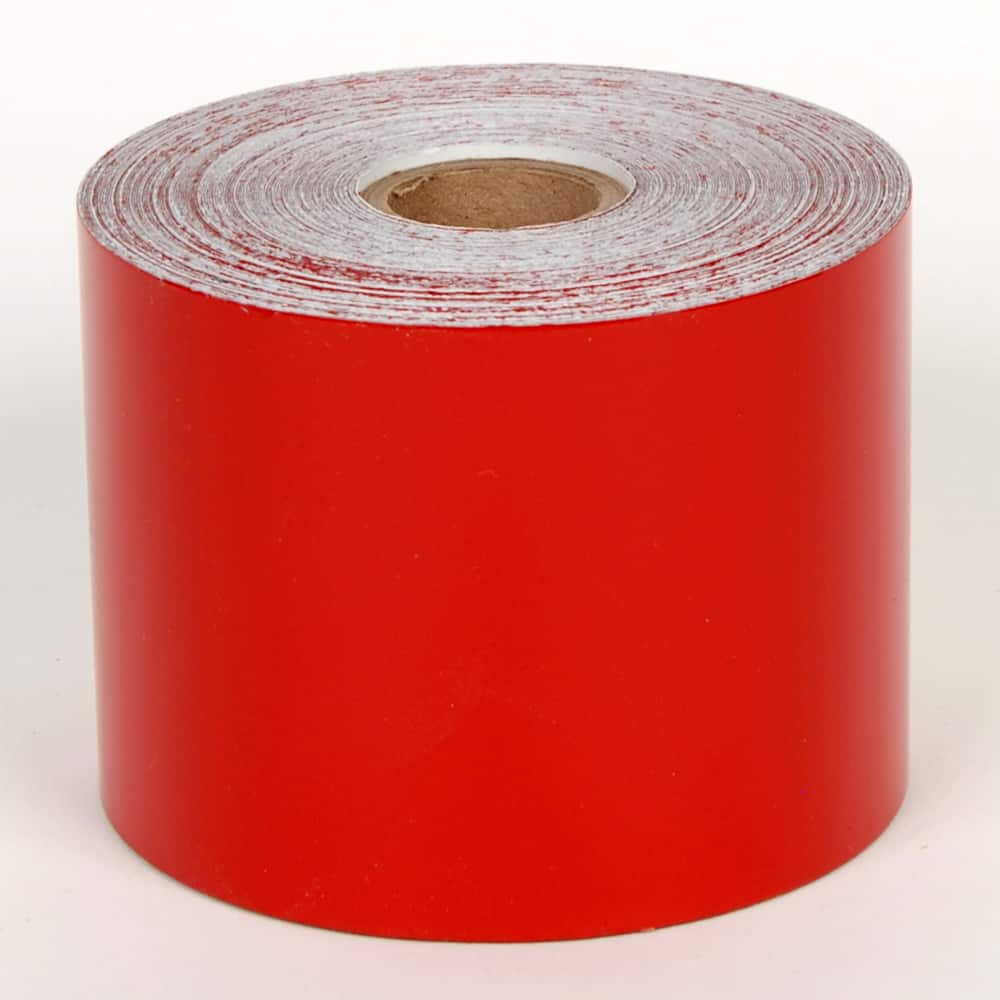 Cobra Systems - Labels, Ribbons & Tapes; Type: Vinyl Tape ; Color: Red ; For Use With: VNM4PRO ; Width (Inch): 3 ; Length (Feet): 75 ; Material: Vinyl - Exact Tool & Supply