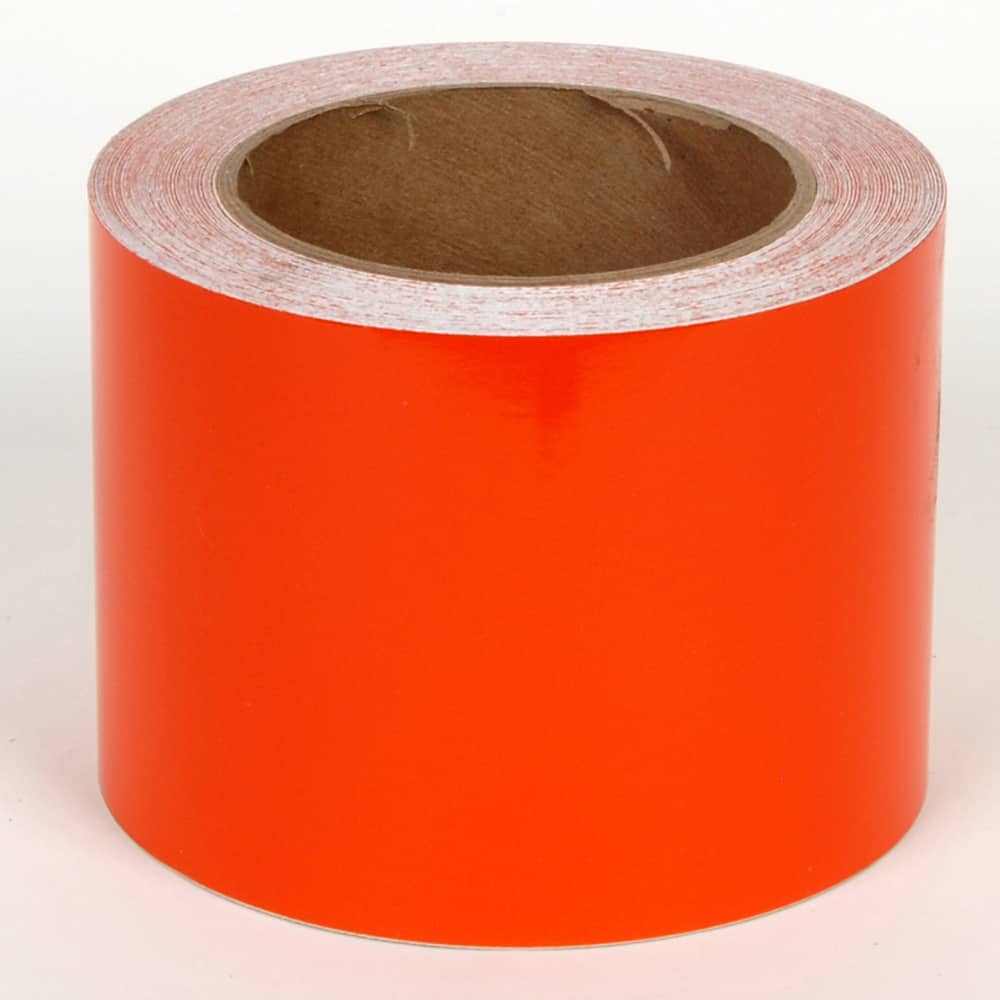 Cobra Systems - Labels, Ribbons & Tapes; Type: Vinyl Tape ; Color: Orange ; For Use With: VNM8 ; Width (Inch): 8 ; Length (Feet): 75 ; Material: Vinyl - Exact Tool & Supply