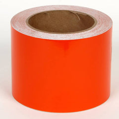 Cobra Systems - Labels, Ribbons & Tapes; Type: Vinyl Tape ; Color: Orange ; For Use With: VNM8 ; Width (Inch): 8 ; Length (Feet): 75 ; Material: Vinyl - Exact Tool & Supply