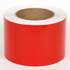 Cobra Systems - Labels, Ribbons & Tapes; Type: Vinyl Tape ; Color: Red ; For Use With: VNM8 ; Width (Inch): 7 ; Length (Feet): 150 ; Material: Vinyl - Exact Tool & Supply