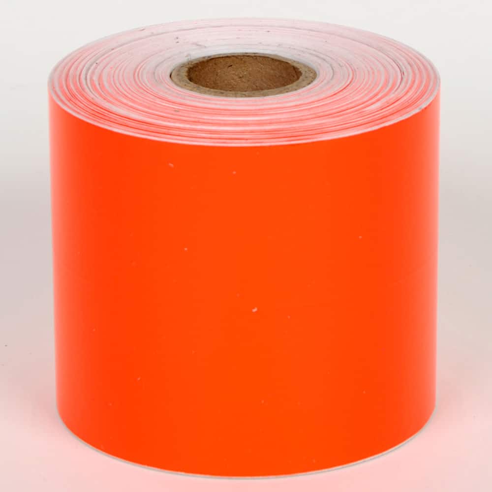 Cobra Systems - Labels, Ribbons & Tapes; Type: Vinyl Tape ; Color: Red ; For Use With: VNM8 ; Width (Inch): 4 ; Length (Feet): 75 ; Material: Vinyl - Exact Tool & Supply