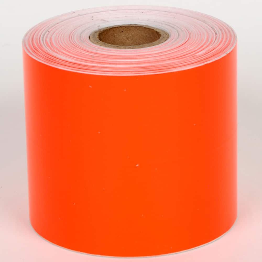 Cobra Systems - Labels, Ribbons & Tapes; Type: Vinyl Tape ; Color: Red ; For Use With: VNM8 ; Width (Inch): 8 ; Length (Feet): 75 ; Material: Vinyl - Exact Tool & Supply