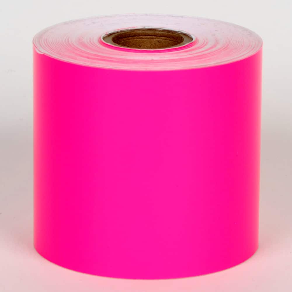 Cobra Systems - Labels, Ribbons & Tapes; Type: Vinyl Tape ; Color: Pink ; For Use With: VNM8 ; Width (Inch): 4 ; Length (Feet): 75 ; Material: Vinyl - Exact Tool & Supply