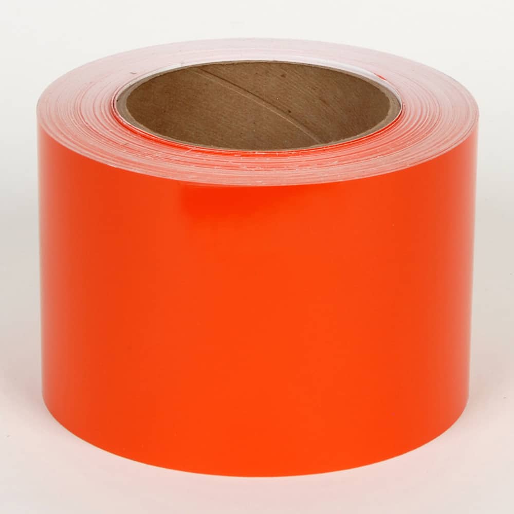 Cobra Systems - Labels, Ribbons & Tapes; Type: Vinyl Tape ; Color: Orange ; For Use With: VNM8 ; Width (Inch): 4 ; Length (Feet): 150 ; Material: Vinyl - Exact Tool & Supply