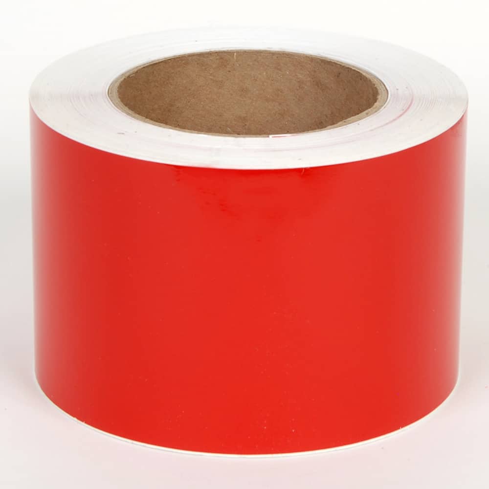 Cobra Systems - Labels, Ribbons & Tapes; Type: Vinyl Tape ; Color: Red ; For Use With: VNM8 ; Width (Inch): 8 ; Length (Feet): 984 ; Material: Vinyl - Exact Tool & Supply
