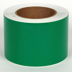 Cobra Systems - Labels, Ribbons & Tapes; Type: Vinyl Tape ; Color: Green ; For Use With: VNM8 ; Width (Inch): 4 ; Length (Feet): 150 ; Material: Vinyl - Exact Tool & Supply