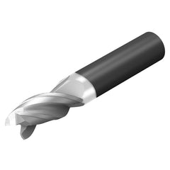 Sandvik Coromant - 5/8" Diam 1-5/8" LOC 5/8" Shank Diam 4" OAL 3-Flute Solid Carbide Square End Mill - Exact Tool & Supply