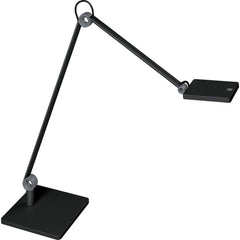 Waldmann Lighting - Task Lights; Fixture Type: Desk ; Color: Black ; Lamp Type: LED ; Mounting Type: Base Mount ; Adjustable Arm Type: Articulated ; Arm Length (Inch): 31.5 - Exact Tool & Supply