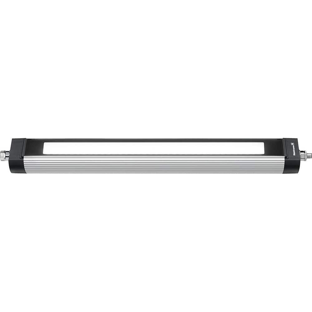Waldmann Lighting - Machine Lights; Machine Light Style: Linear ; Mounting Type: Bracket Mount ; Wattage: 9.5 ; Voltage: 100-120-200-240/50-60 ; Lens Material: Glass ; Color: Silver - Exact Tool & Supply