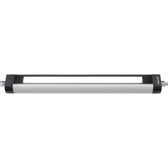 Waldmann Lighting - Machine Lights; Machine Light Style: Linear ; Mounting Type: Bracket Mount ; Wattage: 9.5 ; Voltage: 100-120-200-240/50-60 ; Lens Material: Glass ; Color: Silver - Exact Tool & Supply