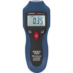 REED Instruments - Gas Detectors & Kits; Type: Portable microwave Leak Detector ; Gas Monitored: Microwaves ; Measuring Range: 0 to 9.99 mW/cm2 ; Alarm Level: 5 mW/cm2 ; Alarm Type: Audible; Visual ; Display Type: 4-Digit LCD - Exact Tool & Supply