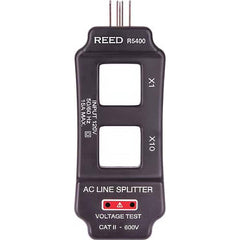 REED Instruments - Electrical Test Equipment Accessories; Accessory Type: AC Line Splitter ; For Use With: Digital Clamp Meters ; Color: Black - Exact Tool & Supply
