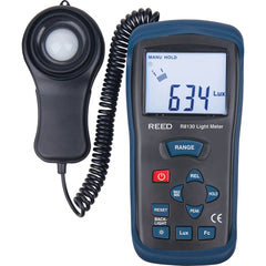 REED Instruments - Light Meters; Compatible Lighting: All Visible Light ; Maximum Measurement (Lux): 400000 ; Maximum Measurement (FC): 40000 ; Minimum Measurement (Lux): 0 ; Minimum Measurement (FC): 0 ; Accuracy ? (%): 5 - Exact Tool & Supply