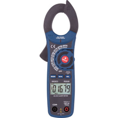 REED Instruments - Clamp Meters; Clamp Meter Type: Auto Ranging ; Measures: Capacitance; Continuity; Current; Diode Test; Duty Cycle; Frequency; Resistance; Temperature; Voltage ; Jaw Style: Clamp On ; Jaw Capacity (Decimal Inch): 1.2000 ; CAT Rating: CA - Exact Tool & Supply