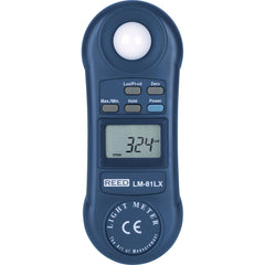 REED Instruments - Light Meters; Compatible Lighting: All Visible Light ; Maximum Measurement (Lux): 20000 ; Maximum Measurement (FC): 2000 ; Minimum Measurement (Lux): 0 ; Minimum Measurement (FC): 0 ; Accuracy ? (%): 5 - Exact Tool & Supply
