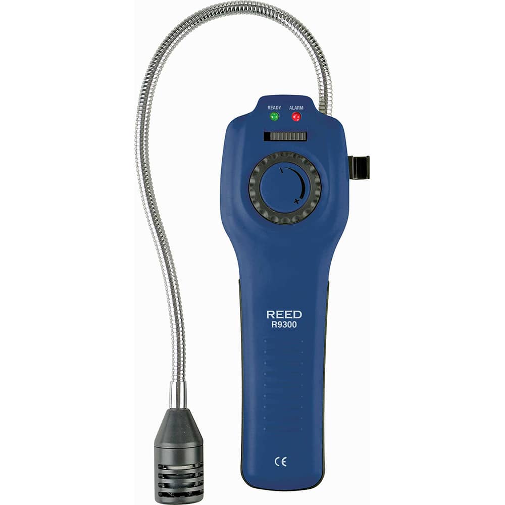 REED Instruments - Gas Detectors & Kits; Type: Portable Gas Leak Detector ; Gas Monitored: Natural Gas; Methane; Benzene; Ethane; Propane; Butane; Acetone; Alcohol; Ammonia; Gasoline; Jet Fuel; Industrial Solvents; Lacquer; Paint Thinner; Naptha ; Measur - Exact Tool & Supply