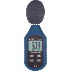 REED Instruments - Sound Meters; Type: Compact Sound Meter ; Frequency Weighting: A ; Sound Range (dB): 30 - Exact Tool & Supply