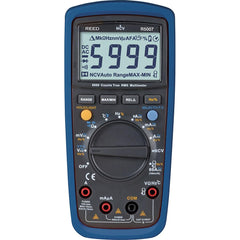 REED Instruments - Multimeters; Multimeter Type: Auto Ranging; Compact; Digital; Manual Ranging; True RMS ; Measures: Capacitance; Continuity; Current; Diode Test; Frequency; microAmps; Milliamps; mVDC; Resistance; Temperature; Voltage ; CAT Rating: CAT - Exact Tool & Supply