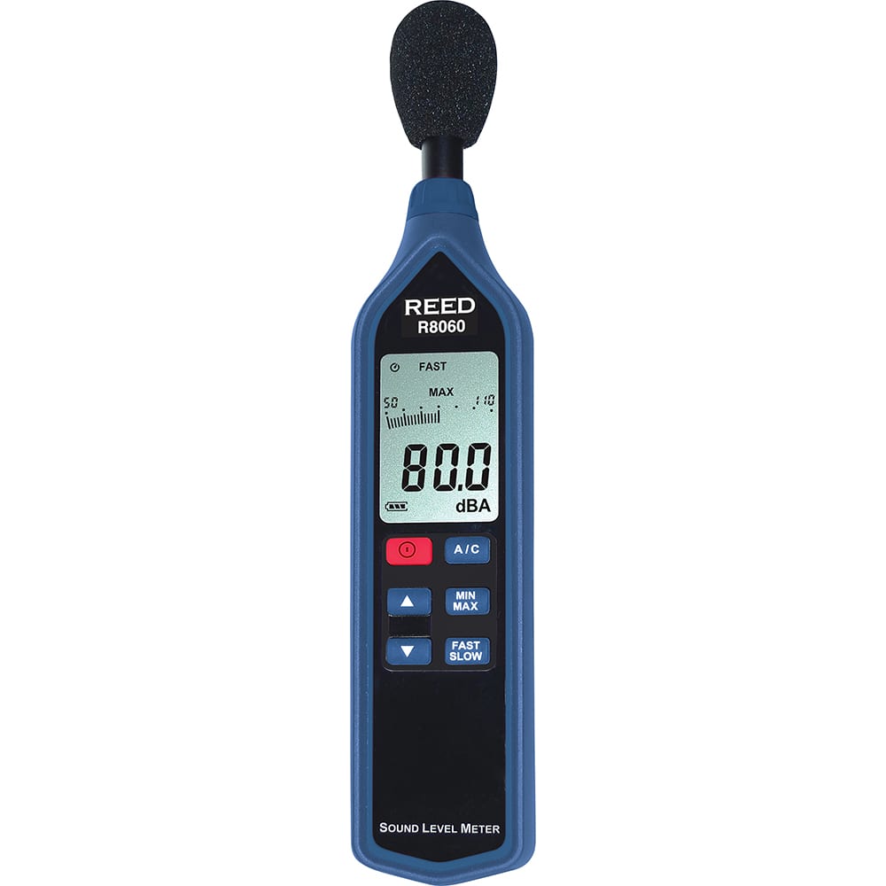 REED Instruments - Sound Meters; Type: Sound Meter ; Frequency Weighting: A & C ; Sound Range (dB): 30 - Exact Tool & Supply