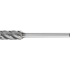 PFERD - SB-51, 1/4" Cut Diam, 1/8" Shank Diam, Carbide End Cut Aluma Cut Cylinder with End Cut Burr - Exact Tool & Supply