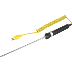REED Instruments - Digital Thermometers & Probes; Type: Thermocouple Probe ; Maximum Temperature (C): 800.00 ; Maximum Temperature (F): 1652.000 ; Minimum Temperature (C): -50.00 ; Minimum Temperature (F): -58.000 ; Probe Type: K - Exact Tool & Supply