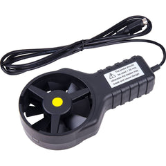REED Instruments - Airflow Meter Accessories; Type: Rotating Vane Probe ; For Use With: REED R4000SD & SD-4207 Data Logging Vane Thermo-Anemometers ; Min Air Velocity ft/min (Feet): 79 ; Min Air Velocity km/hr: 0.400 ; Min Air Velocity knots: 0.800 ; Min - Exact Tool & Supply