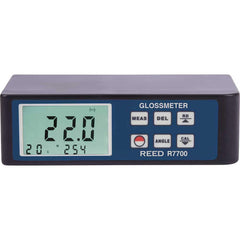 REED Instruments - Surface Finish Comparators; Machining Process: Profiling ; Number of Specimens: 254 ; Includes Instructions: Yes ; Includes Case: Yes ; Includes: Gloss Meter, AC Adapter, Calibration Standard, Cleaning Cloth, Hard Carrying Case - Exact Tool & Supply