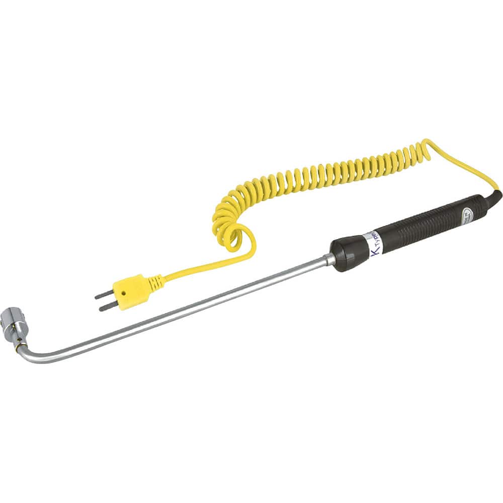 REED Instruments - Digital Thermometers & Probes; Type: Thermocouple Probe ; Maximum Temperature (C): 500.00 ; Maximum Temperature (F): 932.000 ; Minimum Temperature (C): -50.00 ; Minimum Temperature (F): -58.000 ; Material: Stainless Steel - Exact Tool & Supply