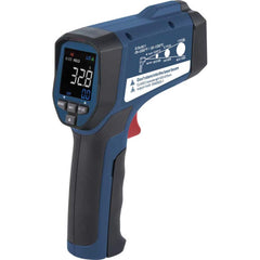 REED Instruments - Infrared Thermometers; Minimum Temperature (C): -32.00 ; Minimum Temperature (F): -26.000 ; Maximum Temperature (C): 1250.00 ; Maximum Temperature (F): 2282.000 ; Distance to Spot Ratio: 50:1 ; Power Supply: (1) 9V Battery - Exact Tool & Supply