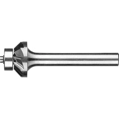 PFERD - SK-6, 5/8" Cut Diam, 1/4" Shank Diam, Carbide Aluma Cut Cone Burr - Exact Tool & Supply