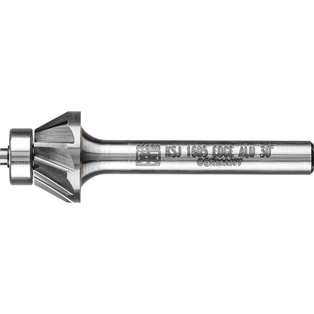 PFERD - SSJ-6, 5/8" Cut Diam, 1/4" Shank Diam, Carbide Aluma Cut Cone Burr - Exact Tool & Supply