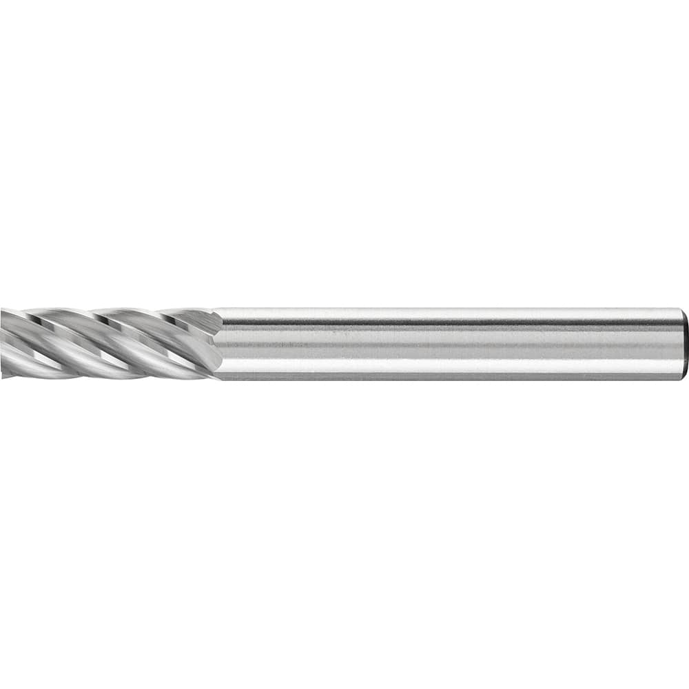 PFERD - SA-1, 1/4" Cut Diam, 1/4" Shank Diam, Carbide Inox Cut Cylinder Burr - Exact Tool & Supply