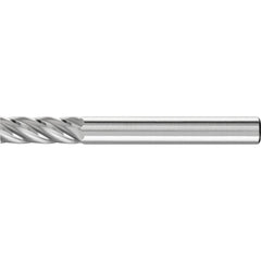 PFERD - SA-1, 1/4" Cut Diam, 1/4" Shank Diam, Carbide Inox Cut Cylinder Burr - Exact Tool & Supply