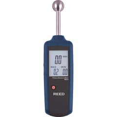 REED Instruments - Moisture Meters & Analyzers; Type: Pinless Moisture Meter ; Applications: Construction and Building Projects, Remediation and Restoration ; Minimum Operating Temperature (F): 32.000 ; Maximum Operating Temperature (F): 104.000 ; Includ - Exact Tool & Supply