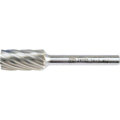 PFERD - SA-5, 1/2" Cut Diam, 1/4" Shank Diam, Carbide Aluma Cut Cylinder Burr - Exact Tool & Supply