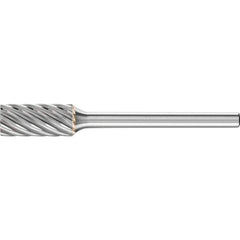 PFERD - SA-51, 1/4" Cut Diam, 1/8" Shank Diam, Carbide Inox Cut Cylinder Burr - Exact Tool & Supply