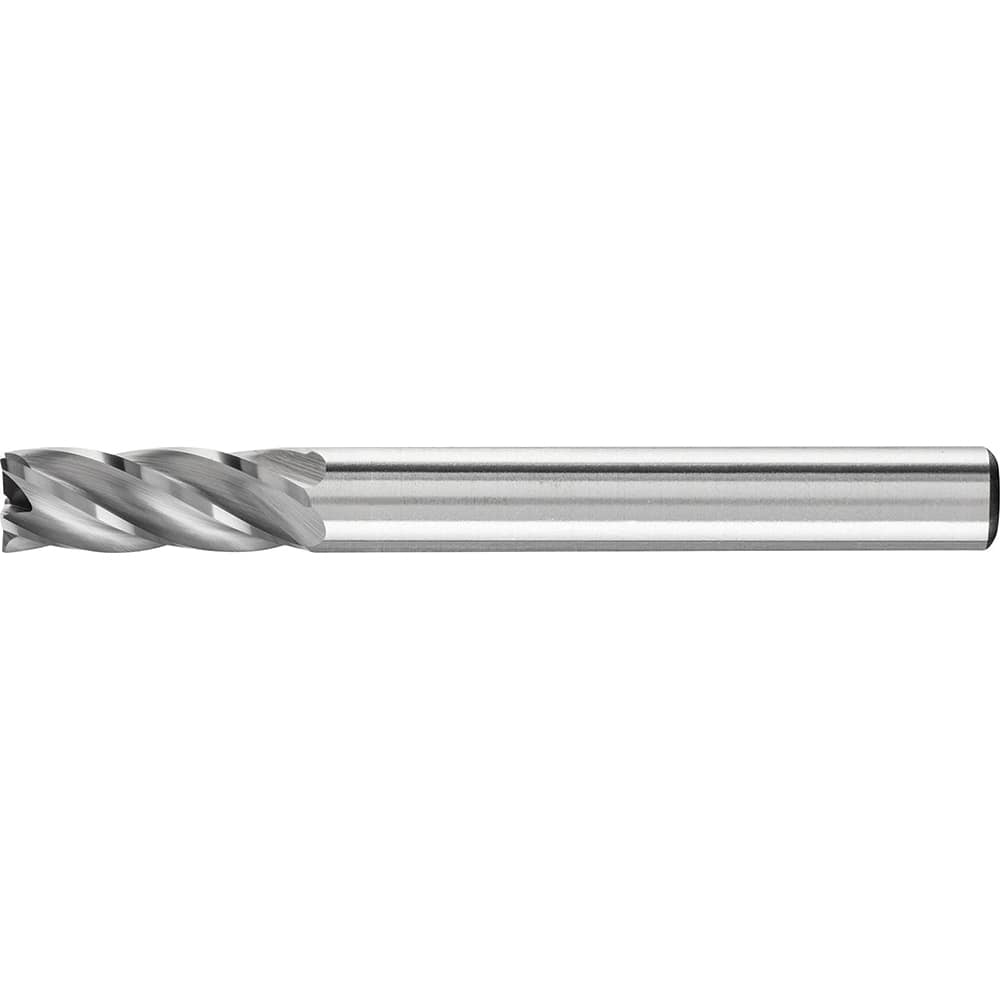 PFERD - SB-1, 1/4" Cut Diam, 1/4" Shank Diam, Carbide Aluma Cut End Cut Cylinder with End Cut Burr - Exact Tool & Supply