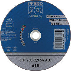 PFERD - Cutoff Wheels; Tool Compatibility: Angle Grinder ; Wheel Diameter (Inch): 9 ; Wheel Thickness (Inch): 1/8 ; Abrasive Material: Aluminum Oxide/Silicon Carbide ; Maximum RPM: 6600.000 ; Grit: 30 - Exact Tool & Supply
