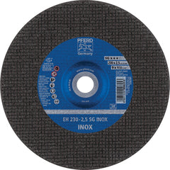PFERD - Depressed-Center Wheels; Hole Size (Inch): 7/8 ; Connector Type: Arbor ; Wheel Type Number: Type 27 ; Abrasive Material: Aluminum Oxide ; Maximum RPM: 6600.000 ; Grit: 46 - Exact Tool & Supply
