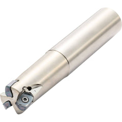 Kyocera - Indexable High-Feed End Mills; Cutting Diameter (mm): 29.00 ; Maximum Depth of Cut (mm): 2.50 ; Shank Type: Cylindrical ; Shank Diameter (mm): 32.0000 ; Number of Cutter Inserts: 5 ; Insert Style: LOMU - Exact Tool & Supply