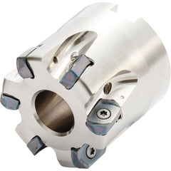 Kyocera - Indexable High-Feed Face Mills; Cutting Diameter (mm): 52.00 ; Maximum Depth of Cut (mm): 2.50 ; Arbor Hole Diameter (mm): 27.00 ; Overall Height (mm): 50.00000 ; Series: MFH ; Cutter Style: MFH - Exact Tool & Supply