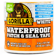 Waterproof Patch & Seal Tape White 10 ft - Exact Tool & Supply