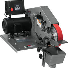 Jet - Belt Grinders; Belt Length (Inch): 72 ; Belt Width (Inch): 2 ; Belt Orientation: Horizontal ; Horsepower (HP): 1 ; Belt Speed (ft/min): 2000 to 6200 ; Phase: 1 - Exact Tool & Supply